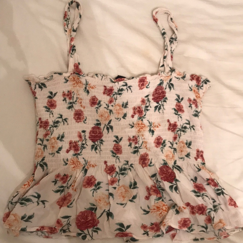 Floral tank top